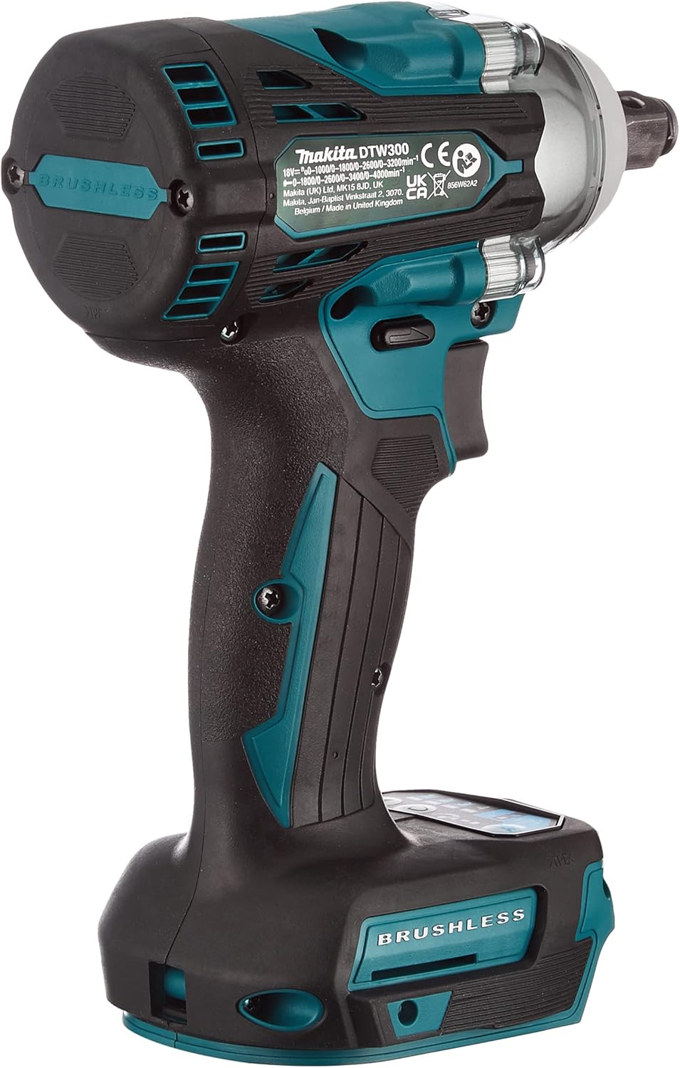 Makita DTW300Z 18V Brushless Cordless Impact Wrench – Batteries and Charger Sold Separately.