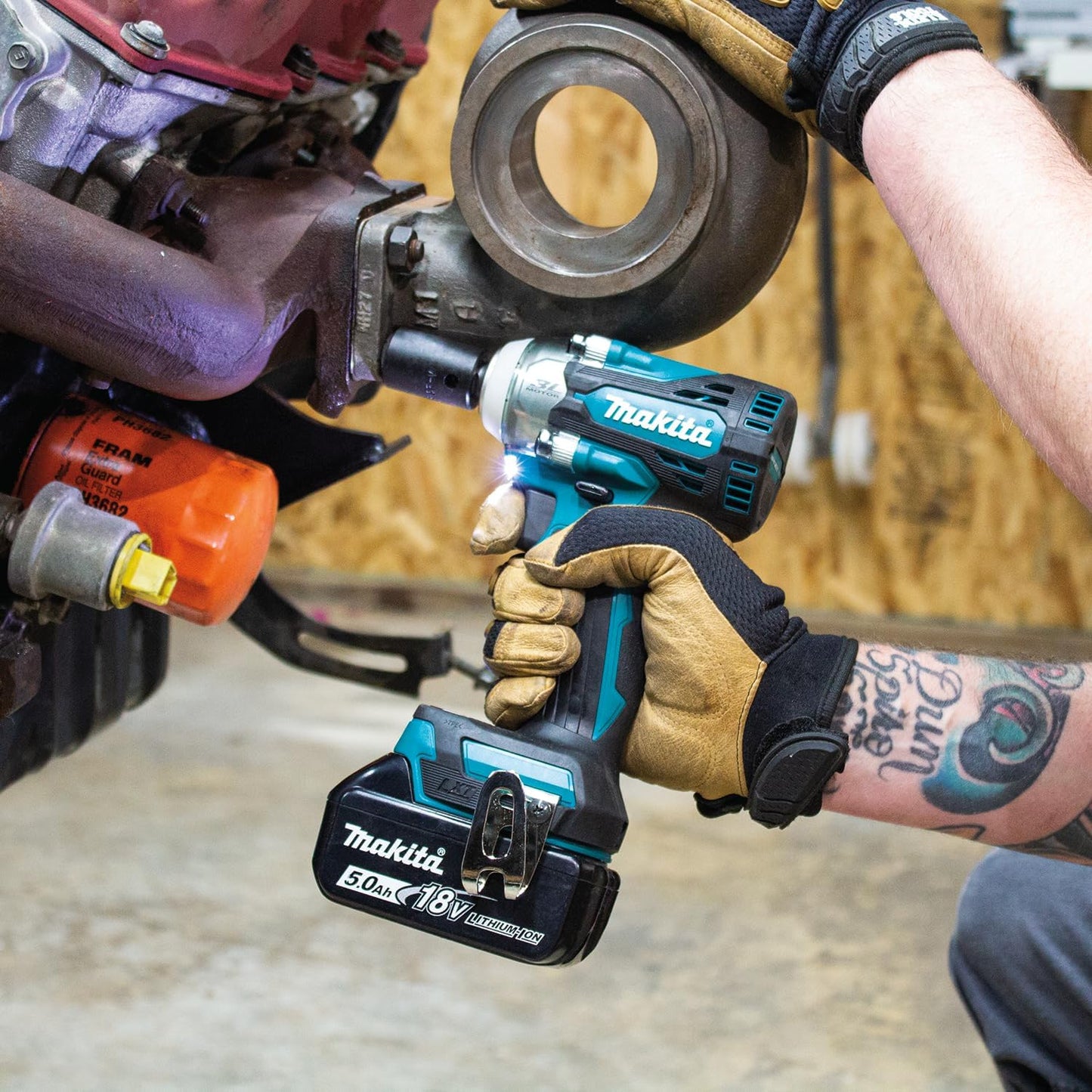 Makita DTW300Z 18V Brushless Cordless Impact Wrench – Batteries and Charger Sold Separately.