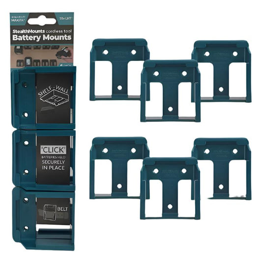 Makita 18V Wall-Mount Battery Organizer – Efficient and Accessible Storage Solution